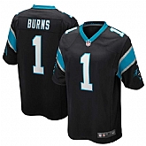Youth Nike Panthers 1 Brian Burns Black 2019 NFL Draft First Round Pick Vapor Untouchable Limited Jersey Dzhi